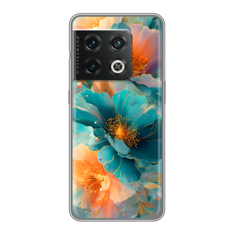 Силиконовый чехол на OnePlus 10 Pro с принтом Цветы Силиконовый чехол на OnePlus 10 Pro с принтом Цветы