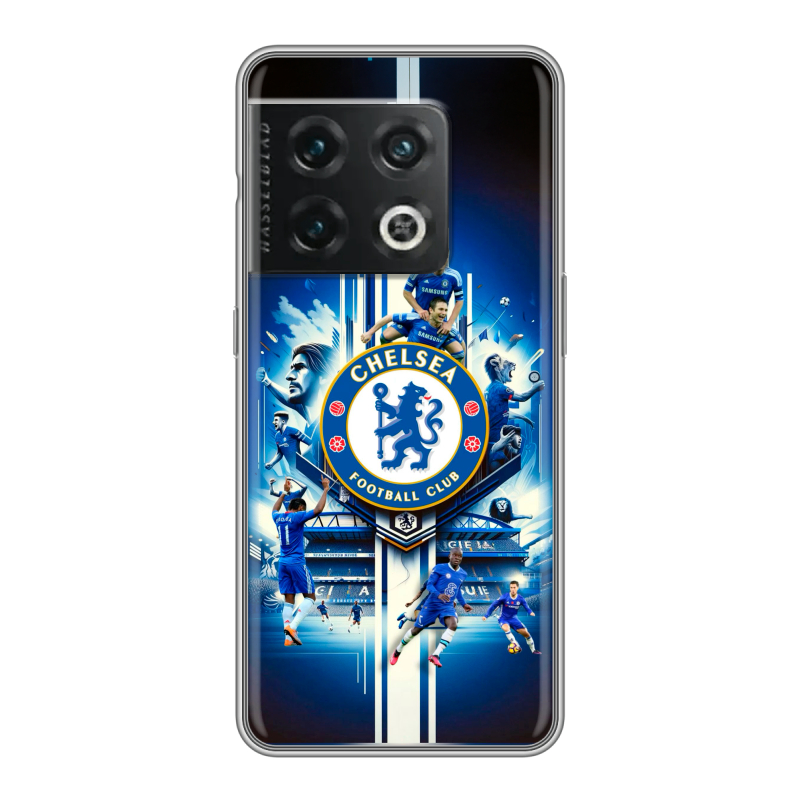 Силиконовый чехол на OnePlus 10 Pro с принтом Chelsea Челси Силиконовый чехол на OnePlus 10 Pro с принтом Chelsea Челси