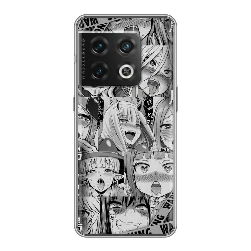 Силиконовый чехол на OnePlus 10 Pro с принтом Ahegao Ахегао Аниме Силиконовый чехол на OnePlus 10 Pro с принтом Ahegao Ахегао Аниме