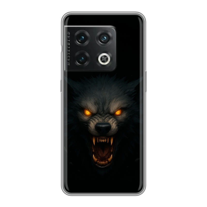 Силиконовый чехол на OnePlus 10 Pro с принтом Волк Силиконовый чехол на OnePlus 10 Pro с принтом Волк