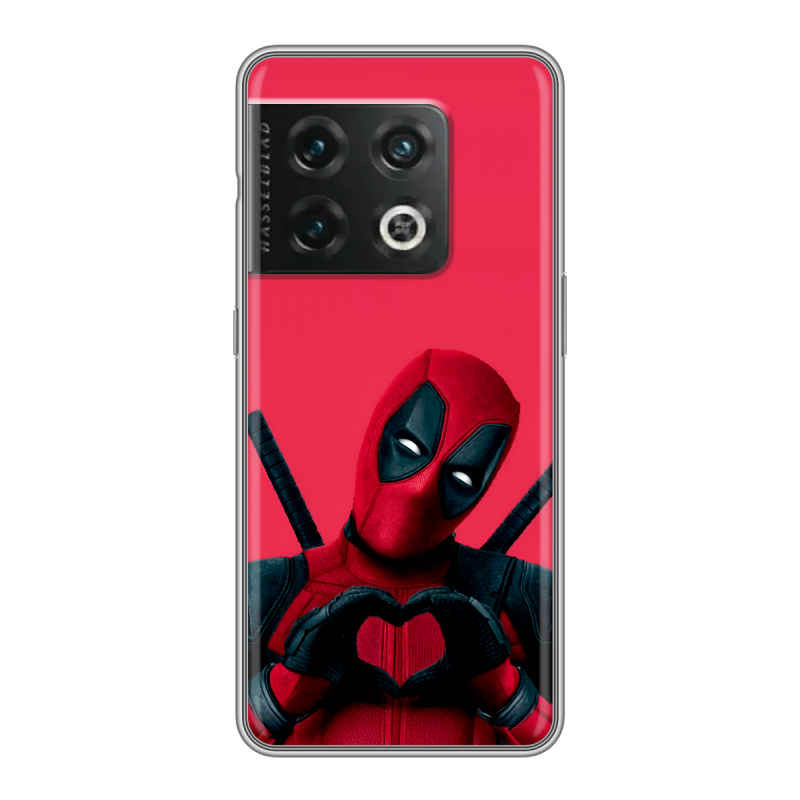 Силиконовый чехол на OnePlus 10 Pro с принтом Дедпул Deadpool Силиконовый чехол на OnePlus 10 Pro с принтом Дедпул Deadpool