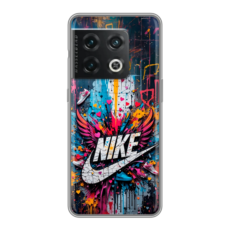Силиконовый чехол на OnePlus 10 Pro с принтом Nike Найк Силиконовый чехол на OnePlus 10 Pro с принтом Nike Найк