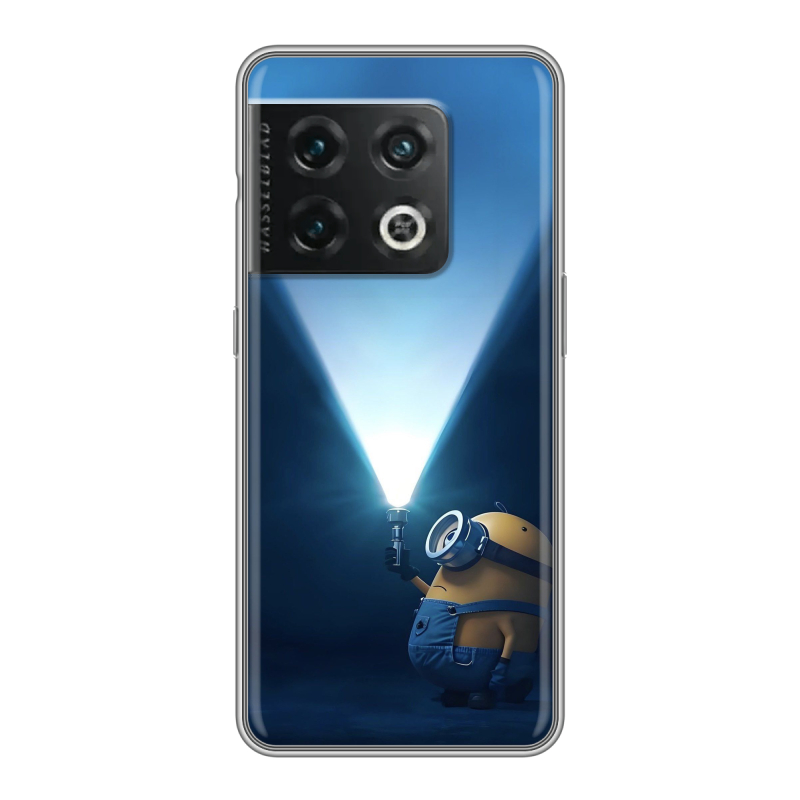 Силиконовый чехол на OnePlus 10 Pro с принтом Миньоны Силиконовый чехол на OnePlus 10 Pro с принтом Миньоны