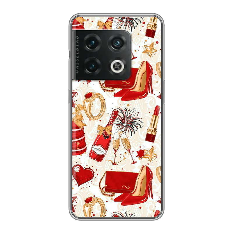 Силиконовый чехол на OnePlus 10 Pro с принтом Новый год Силиконовый чехол на OnePlus 10 Pro с принтом Новый год