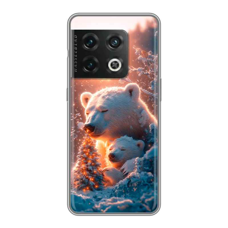 Силиконовый чехол на OnePlus 10 Pro с принтом Новый год Силиконовый чехол на OnePlus 10 Pro с принтом Новый год