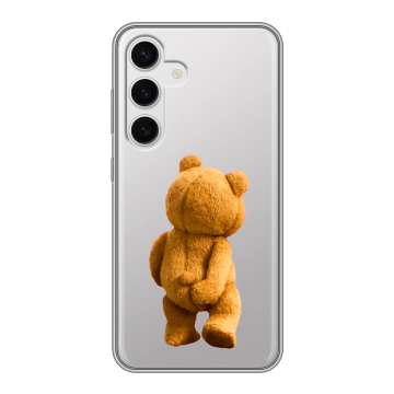 Силиконовый чехол на Samsung Galaxy S24 с принтом Медведь Силиконовый чехол на Samsung Galaxy S24 с принтом Медведь