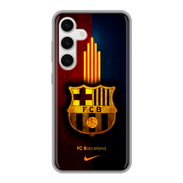 Силиконовый чехол на Samsung Galaxy S24 с принтом Барселона Barcelona
