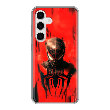 Силиконовый чехол на Samsung Galaxy S24 с принтом человек паук spiderman Силиконовый чехол на Samsung Galaxy S24 с принтом человек паук spiderman