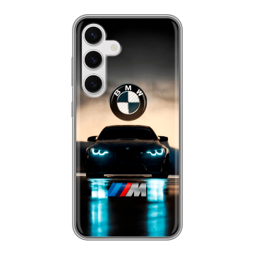 Силиконовый чехол на Samsung Galaxy S24 с принтом БМВ BMW Силиконовый чехол на Samsung Galaxy S24 с принтом БМВ BMW
