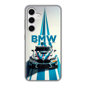 Силиконовый чехол на Samsung Galaxy S24 с принтом БМВ BMW Силиконовый чехол на Samsung Galaxy S24 с принтом БМВ BMW
