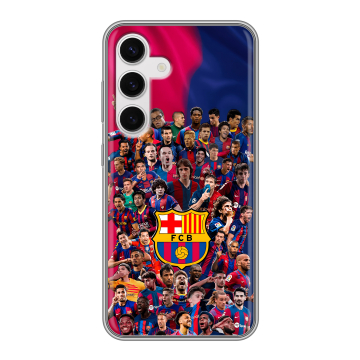 Силиконовый чехол на Samsung Galaxy S24 с принтом Барселона Barcelona