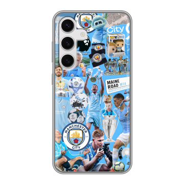 Силиконовый чехол на Samsung Galaxy S24 с принтом Man City Манчестер Сити Силиконовый чехол на Samsung Galaxy S24 с принтом Man City Манчестер Сити