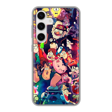 Силиконовый чехол на Samsung Galaxy S24 с принтом Gravity Falls Гравити Фолз Силиконовый чехол на Samsung Galaxy S24 с принтом Gravity Falls Гравити Фолз