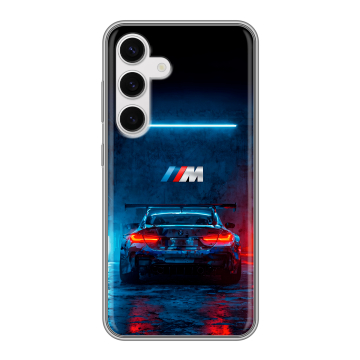 Силиконовый чехол на Samsung Galaxy S24 с принтом BMW БМВ Силиконовый чехол на Samsung Galaxy S24 с принтом BMW БМВ