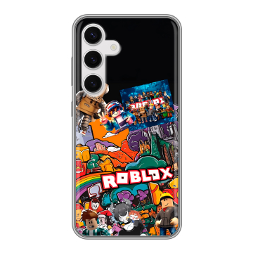 Силиконовый чехол на Samsung Galaxy S24 с принтом Roblox Роблокс Силиконовый чехол на Samsung Galaxy S24 с принтом Roblox Роблокс