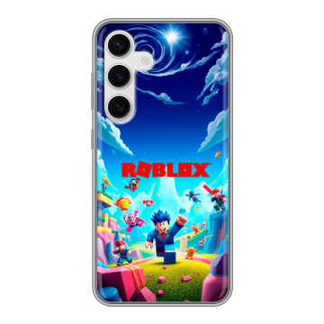 Силиконовый чехол на Samsung Galaxy S24 с принтом Roblox Роблокс Силиконовый чехол на Samsung Galaxy S24 с принтом Roblox Роблокс
