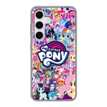 Силиконовый чехол на Samsung Galaxy S24 с принтом My little pony Дружба чудо Силиконовый чехол на Samsung Galaxy S24 с принтом My little pony Дружба чудо