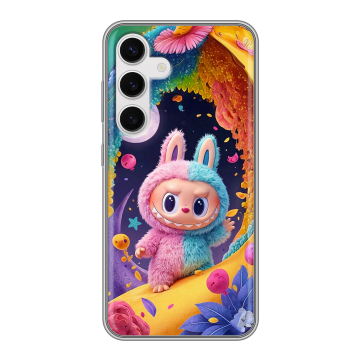 Силиконовый чехол на Samsung Galaxy S24 с принтом Labubu Лабубу Силиконовый чехол на Samsung Galaxy S24 с принтом Labubu Лабубу