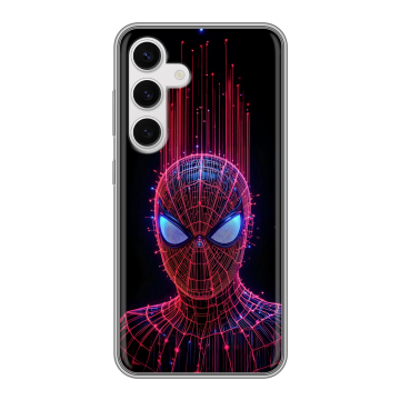 Силиконовый чехол на Samsung Galaxy S24 с принтом Spiderman Человек паук Силиконовый чехол на Samsung Galaxy S24 с принтом Spiderman Человек паук