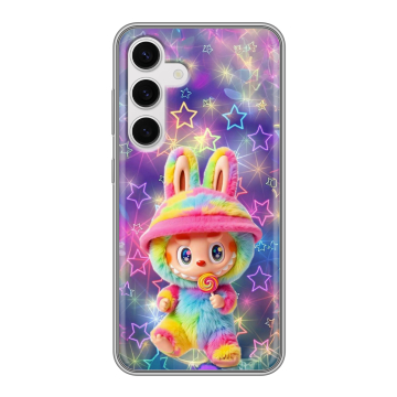 Силиконовый чехол на Samsung Galaxy S24 с принтом Labubu Лабубу Силиконовый чехол на Samsung Galaxy S24 с принтом Labubu Лабубу