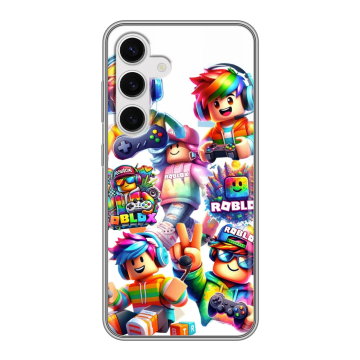 Силиконовый чехол на Samsung Galaxy S24 с принтом Roblox Роблокс Силиконовый чехол на Samsung Galaxy S24 с принтом Roblox Роблокс