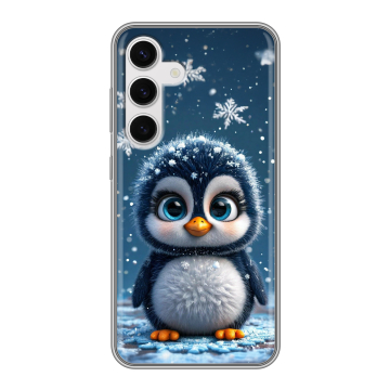 Силиконовый чехол на Samsung Galaxy S24 с принтом Новый год Силиконовый чехол на Samsung Galaxy S24 с принтом Новый год