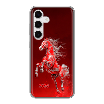 Силиконовый чехол на Samsung Galaxy S24 с принтом Новый год Силиконовый чехол на Samsung Galaxy S24 с принтом Новый год