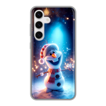 Силиконовый чехол на Samsung Galaxy S24 с принтом Новый год Силиконовый чехол на Samsung Galaxy S24 с принтом Новый год