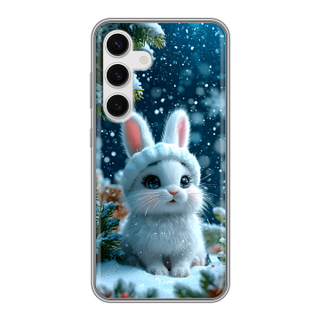 Силиконовый чехол на Samsung Galaxy S24 с принтом Новый год Силиконовый чехол на Samsung Galaxy S24 с принтом Новый год