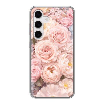 Силиконовый чехол на Samsung Galaxy S24 с принтом женский Силиконовый чехол на Samsung Galaxy S24 с принтом женский