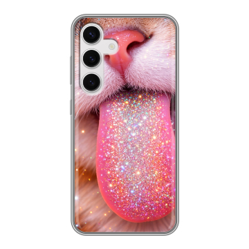 Силиконовый чехол на Samsung Galaxy S24 с принтом для девочек Силиконовый чехол на Samsung Galaxy S24 с принтом для девочек