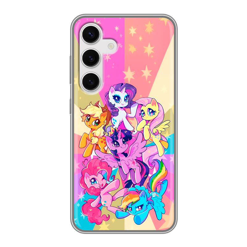 Силиконовый чехол на Samsung Galaxy S24 с принтом My little pony Дружба чудо Силиконовый чехол на Samsung Galaxy S24 с принтом My little pony Дружба чудо