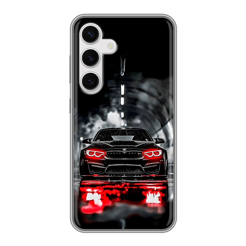 Силиконовый чехол на Samsung Galaxy S24 с принтом BMW БМВ Силиконовый чехол на Samsung Galaxy S24 с принтом BMW БМВ