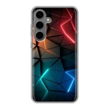 Силиконовый чехол на Samsung Galaxy S24 Plus с принтом Абстракция неон Силиконовый чехол на Samsung Galaxy S24 Plus с принтом Абстракция неон