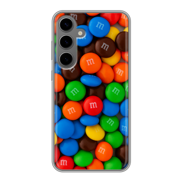 Силиконовый чехол на Samsung Galaxy S24 Plus с принтом Конфеты Силиконовый чехол на Samsung Galaxy S24 Plus с принтом Конфеты