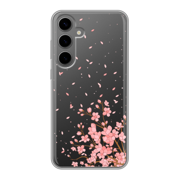 Силиконовый чехол на Samsung Galaxy S24 Plus с принтом Ветка сакуры Силиконовый чехол на Samsung Galaxy S24 Plus с принтом Ветка сакуры