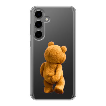 Силиконовый чехол на Samsung Galaxy S24 Plus с принтом Медведь Силиконовый чехол на Samsung Galaxy S24 Plus с принтом Медведь