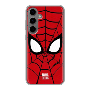 Силиконовый чехол на Samsung Galaxy S24 Plus с принтом человек паук spiderman
