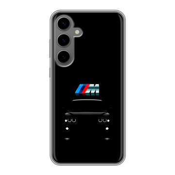 Силиконовый чехол на Samsung Galaxy S24 Plus с принтом БМВ BMW