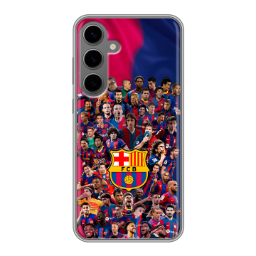 Силиконовый чехол на Samsung Galaxy S24 Plus с принтом Барселона Barcelona