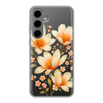 Силиконовый чехол на Samsung Galaxy S24 Plus с принтом Цветы Силиконовый чехол на Samsung Galaxy S24 Plus с принтом Цветы