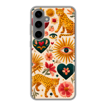 Силиконовый чехол на Samsung Galaxy S24 Plus с принтом Модный принт Силиконовый чехол на Samsung Galaxy S24 Plus с принтом Модный принт