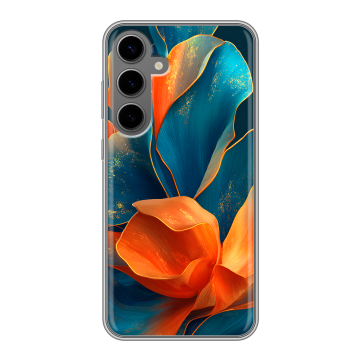 Силиконовый чехол на Samsung Galaxy S24 Plus с принтом Цветы Силиконовый чехол на Samsung Galaxy S24 Plus с принтом Цветы