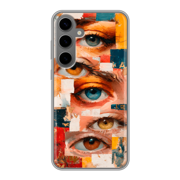 Силиконовый чехол на Samsung Galaxy S24 Plus с принтом Модный принт Силиконовый чехол на Samsung Galaxy S24 Plus с принтом Модный принт
