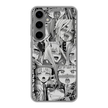 Силиконовый чехол на Samsung Galaxy S24 Plus с принтом Ahegao Ахегао Аниме Силиконовый чехол на Samsung Galaxy S24 Plus с принтом Ahegao Ахегао Аниме