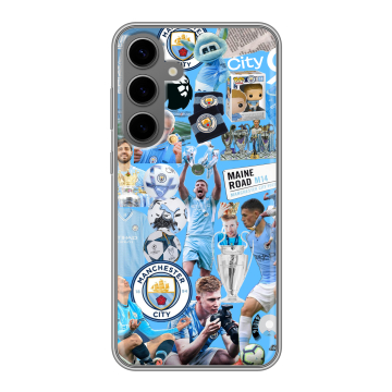 Силиконовый чехол на Samsung Galaxy S24 Plus с принтом Man City Манчестер Сити Силиконовый чехол на Samsung Galaxy S24 Plus с принтом Man City Манчестер Сити
