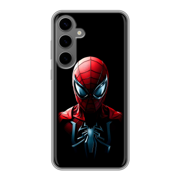 Силиконовый чехол на Samsung Galaxy S24 Plus с принтом Spiderman Человек паук