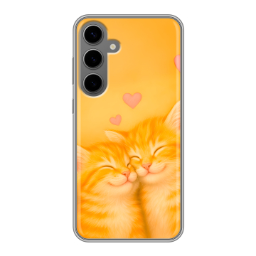 Силиконовый чехол на Samsung Galaxy S24 Plus с принтом Милые котята Силиконовый чехол на Samsung Galaxy S24 Plus с принтом Милые котята