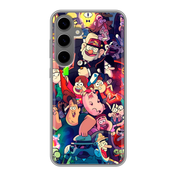 Силиконовый чехол на Samsung Galaxy S24 Plus с принтом Gravity Falls Гравити Фолз Силиконовый чехол на Samsung Galaxy S24 Plus с принтом Gravity Falls Гравити Фолз