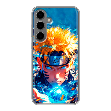 Силиконовый чехол на Samsung Galaxy S24 Plus с принтом Аниме Наруто Naruto